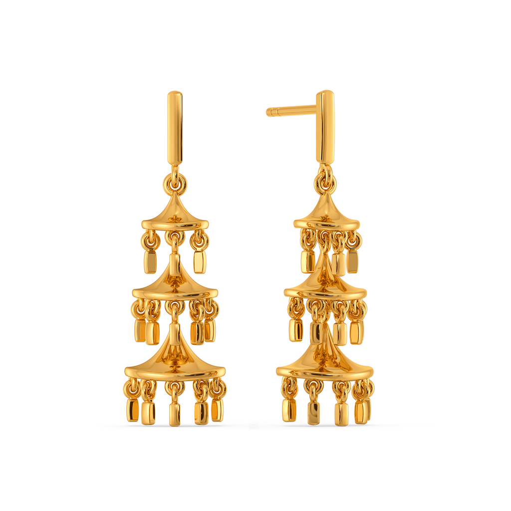 All About the Hem Gold Earrings