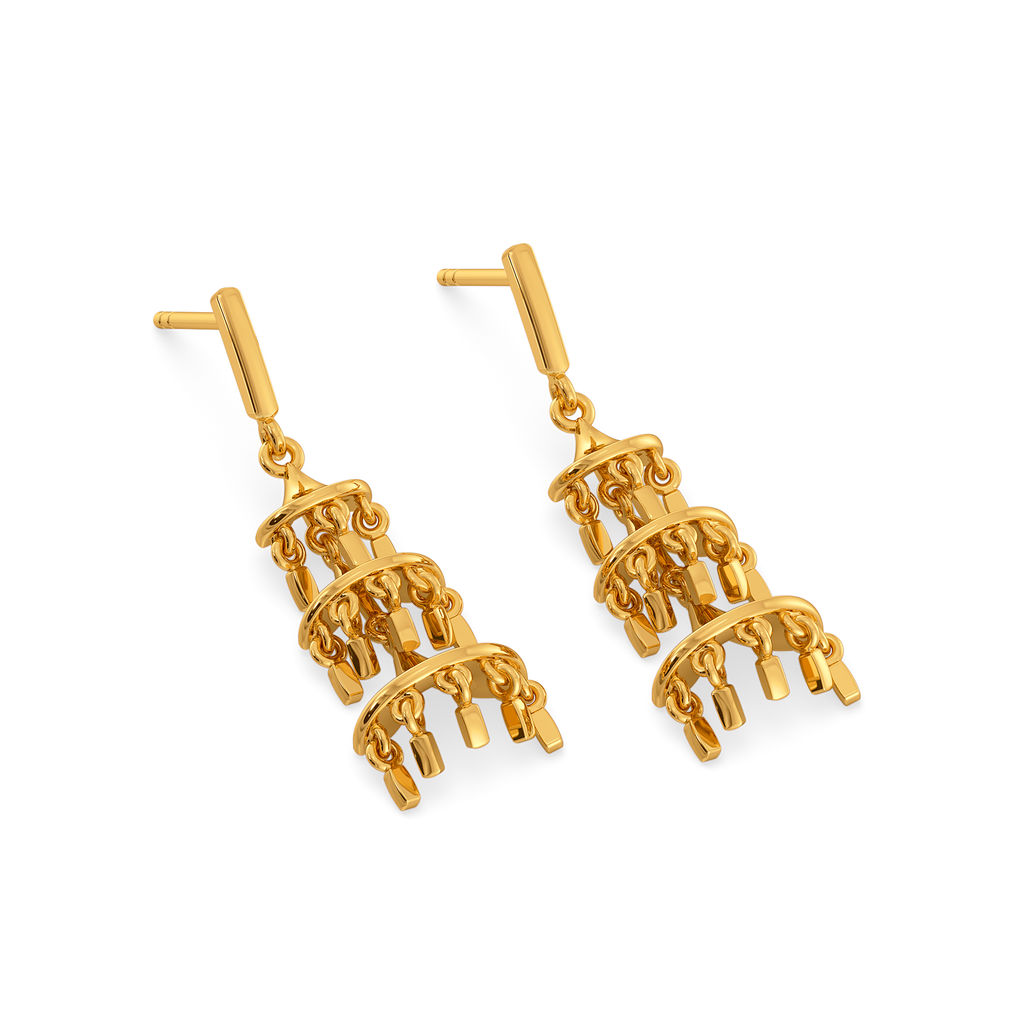 All About the Hem Gold Earrings