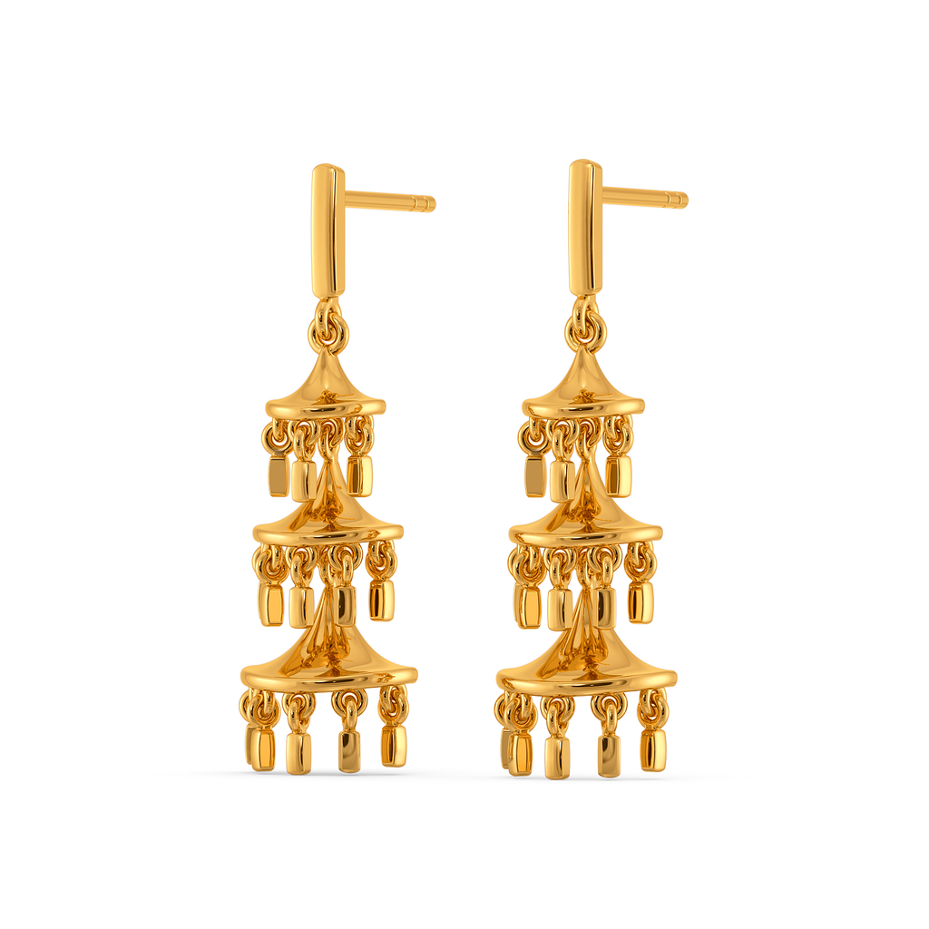 All About the Hem Gold Earrings