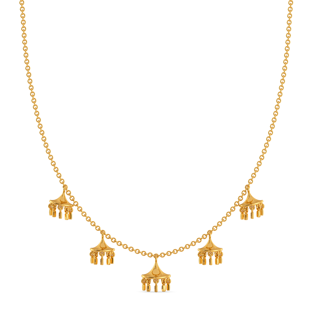 All About the Hem Gold Necklaces