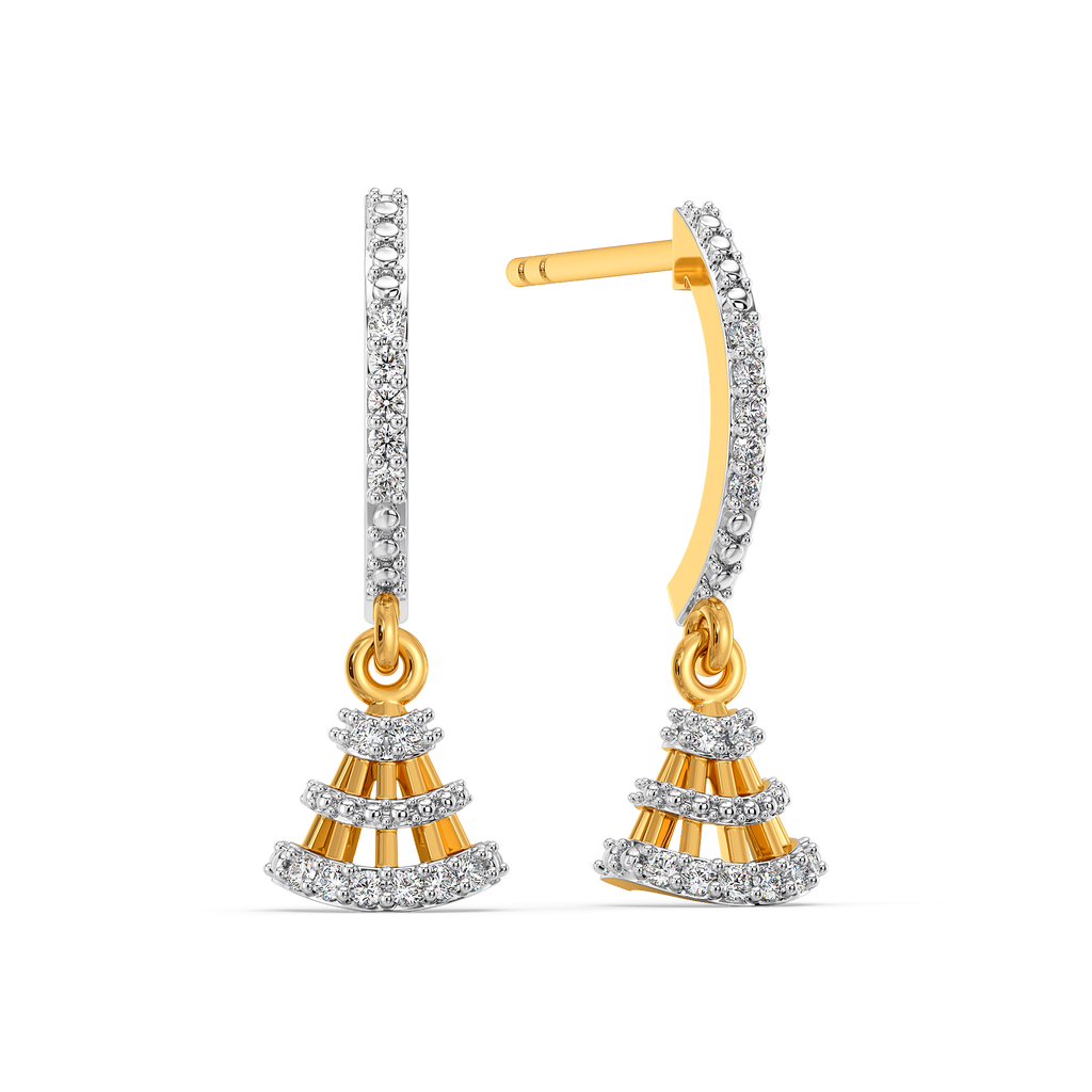 Hemlines Highlights Diamond Earrings