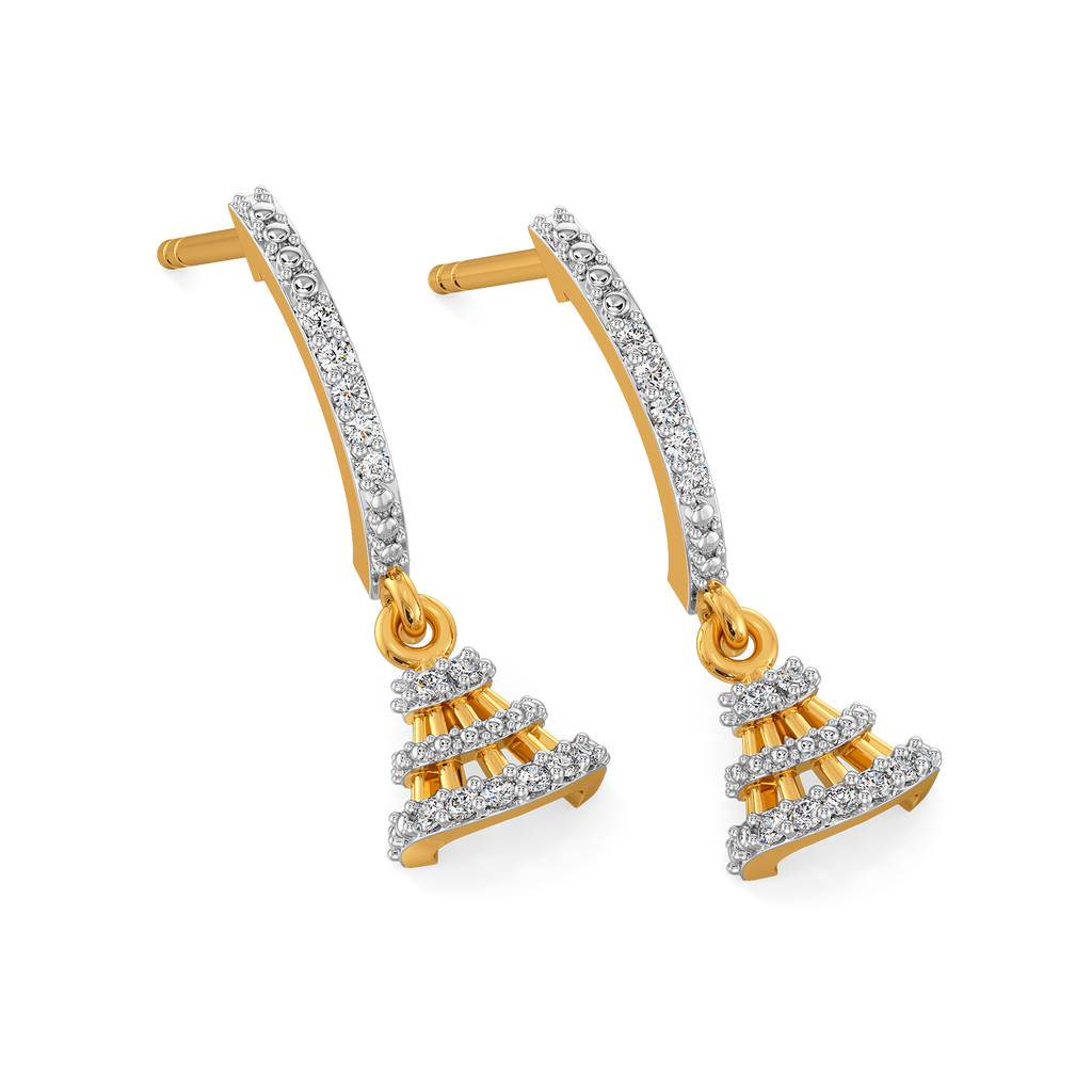 Hemlines Highlights Diamond Earrings