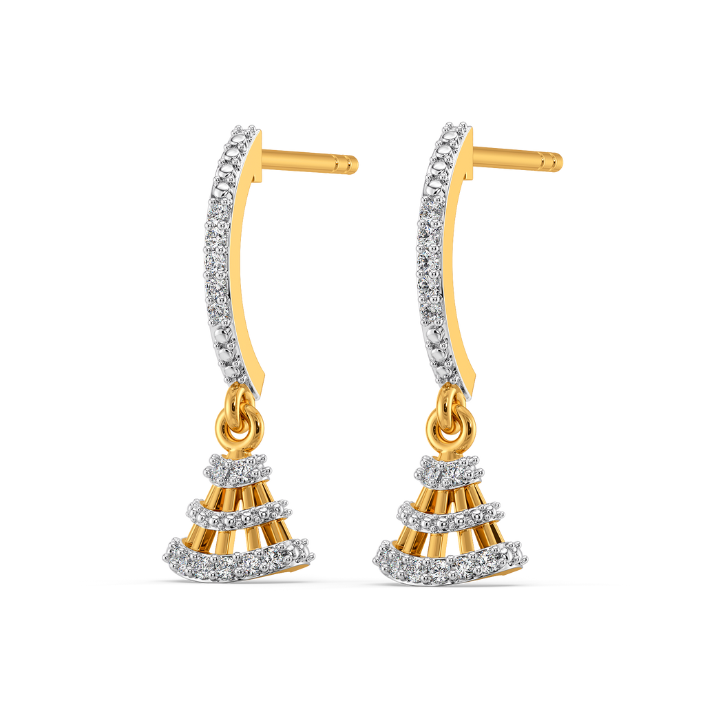 Hemlines Highlights Diamond Earrings