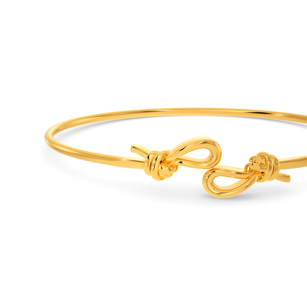 Top Knot Gold Bangles