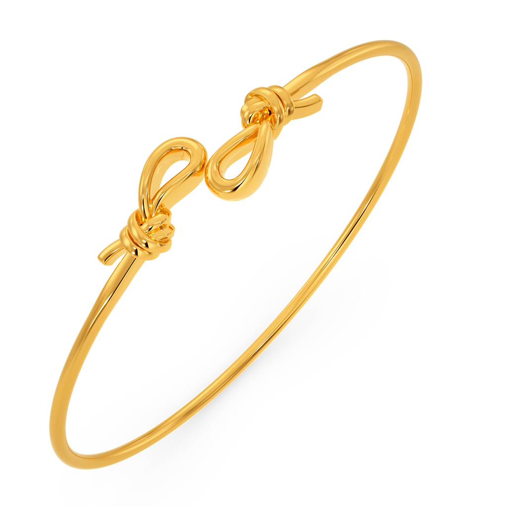 Top Knot Gold Bangles