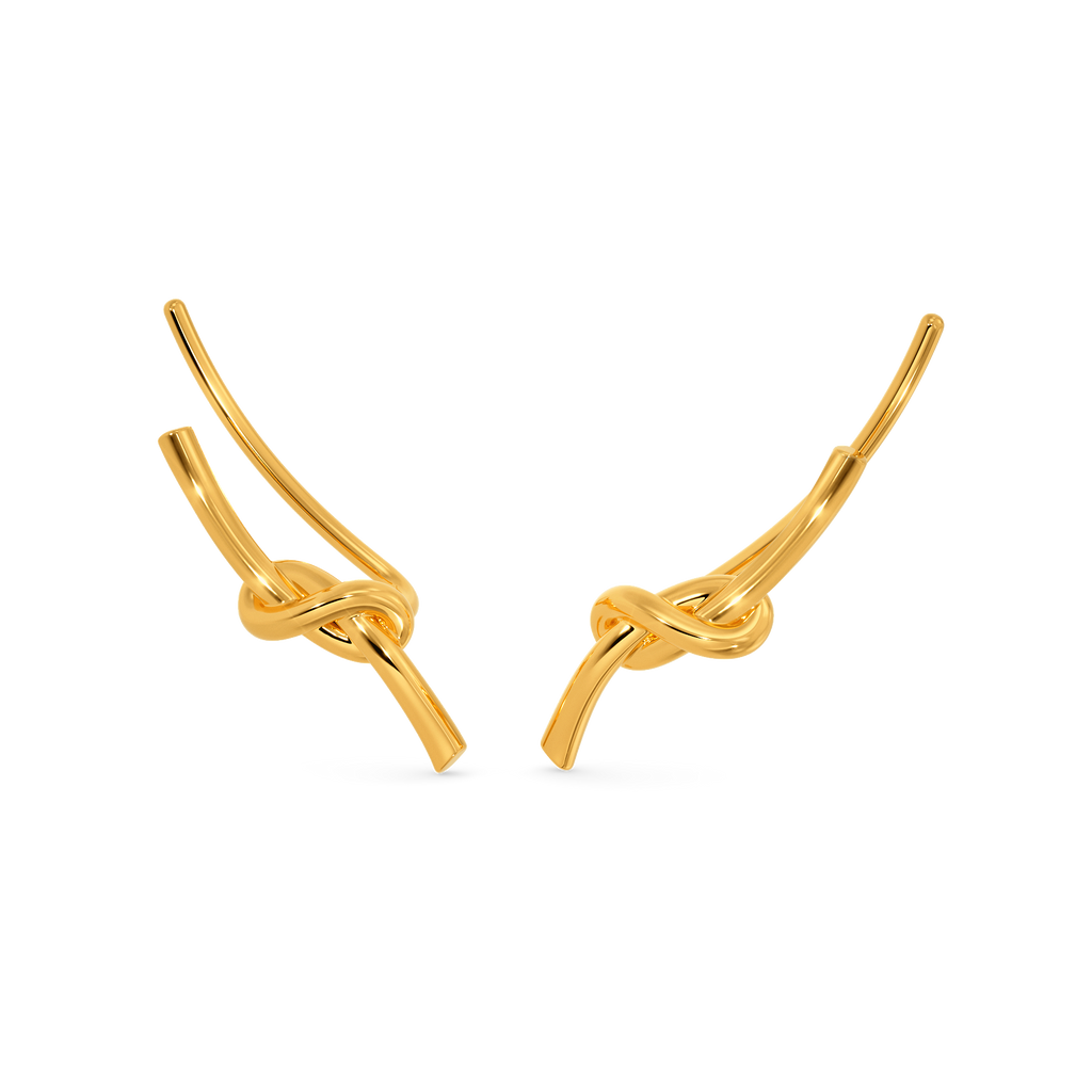 Knot Today Gold Earrings
