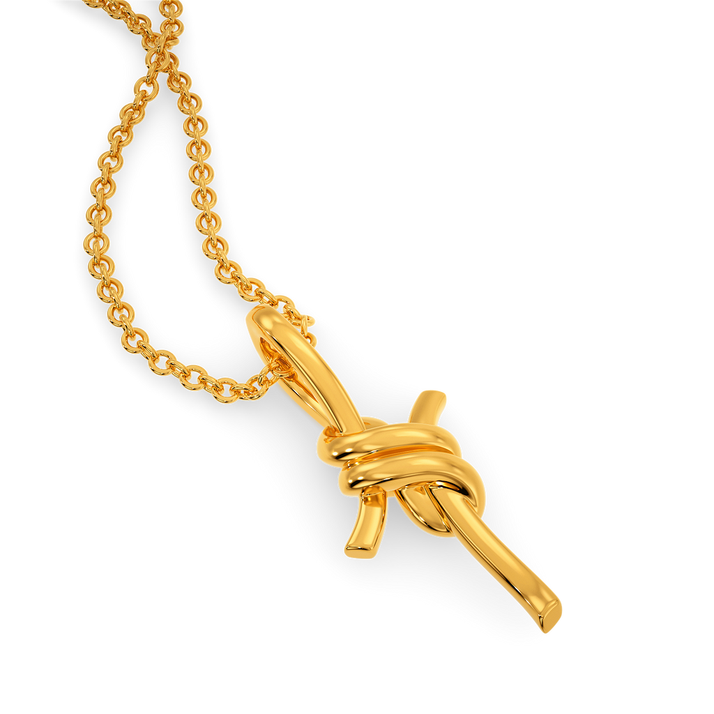 Knot So Basic Gold Pendants