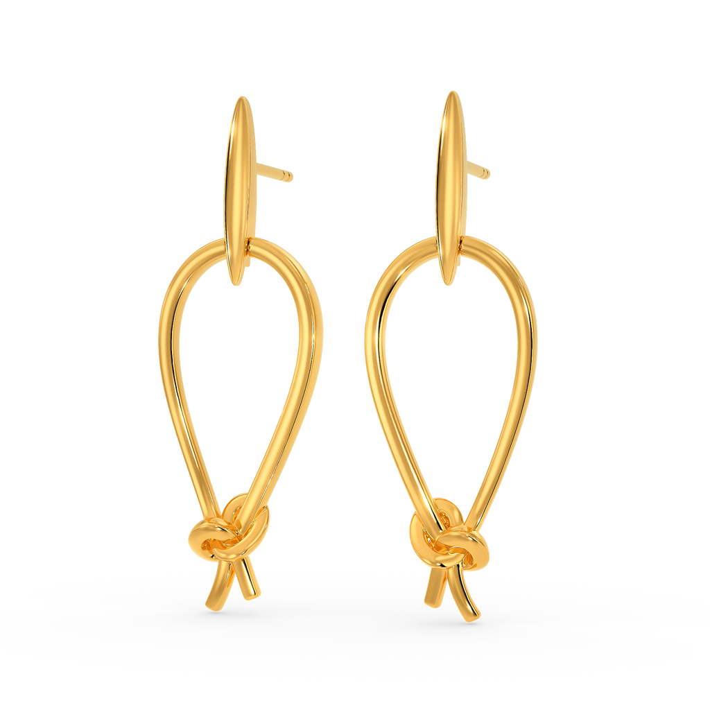 Timeless Knots Gold Earrings
