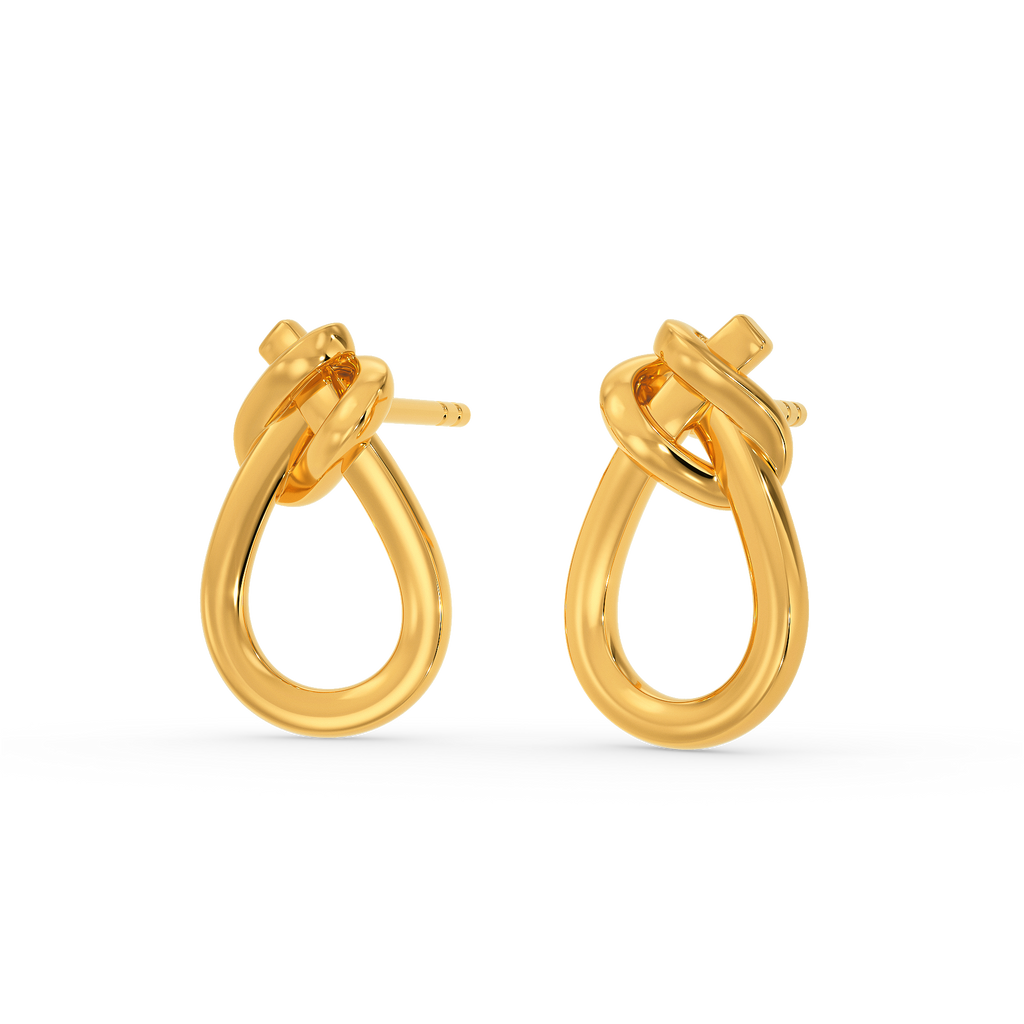 Timeless Knots Gold Earrings