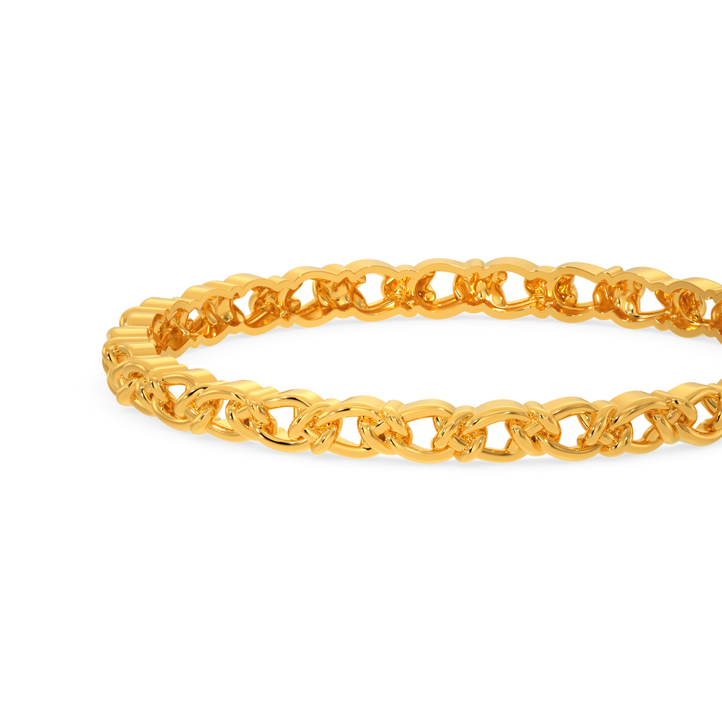 Timeless Knots Gold Bangles