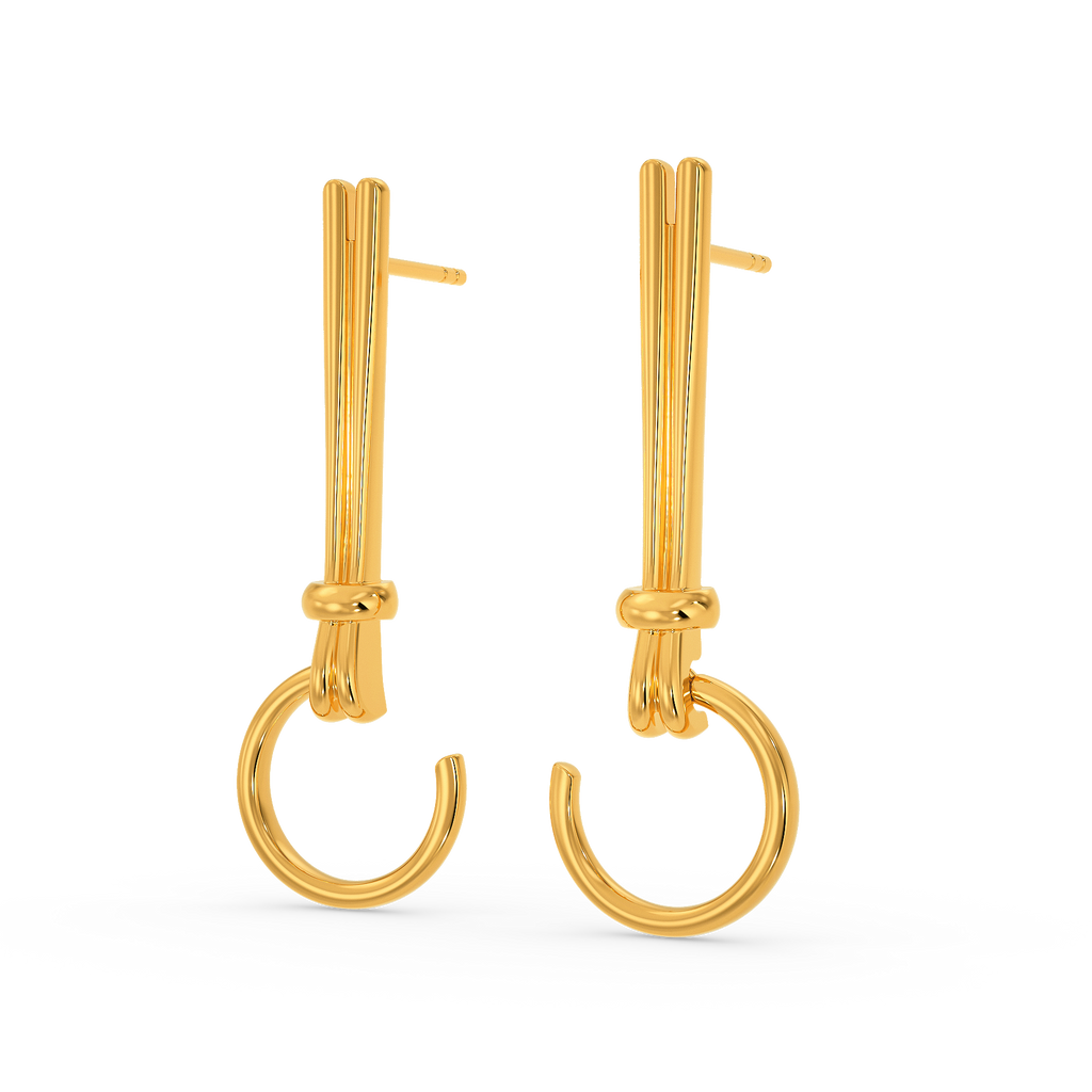 Knotting Hill Gold Earrings