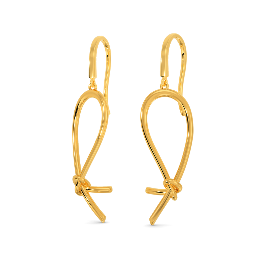Knot Your Type Gold Earrings