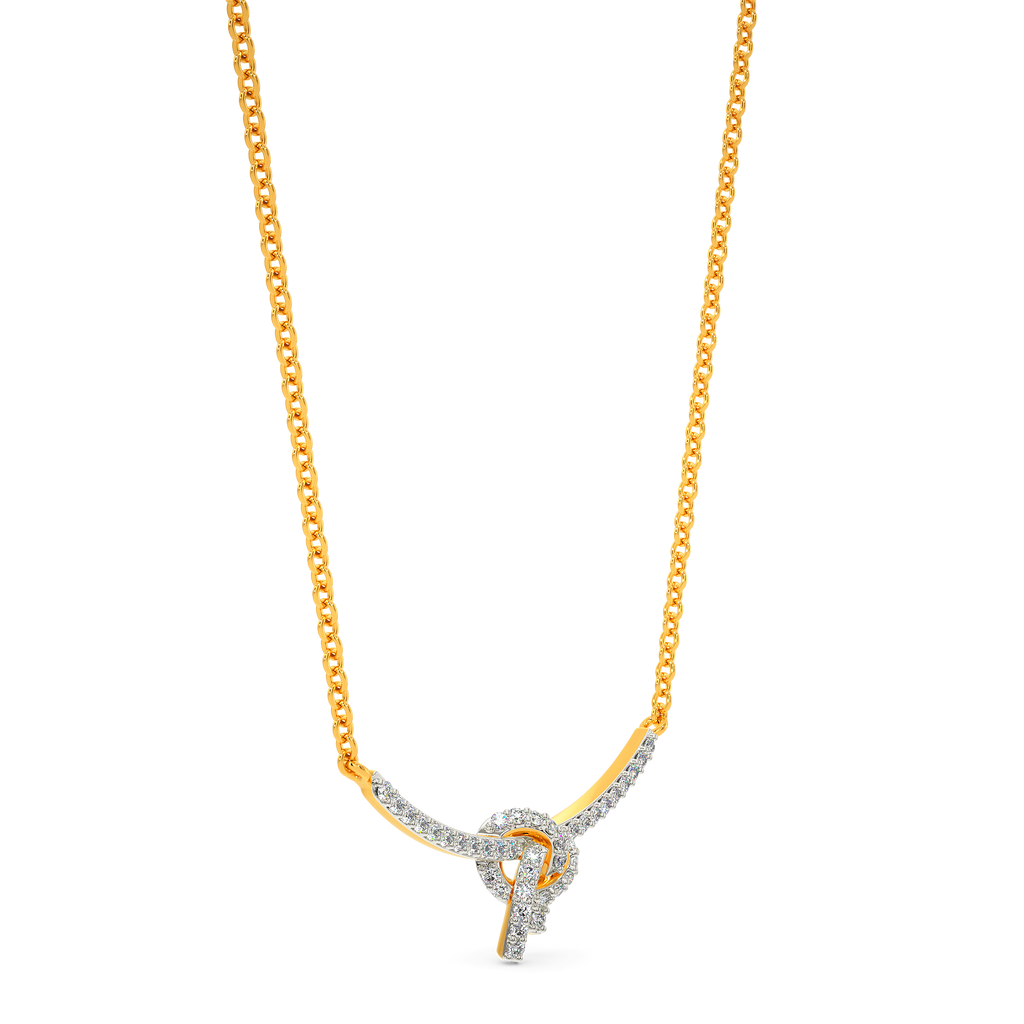 A Knot Story Diamond Necklaces