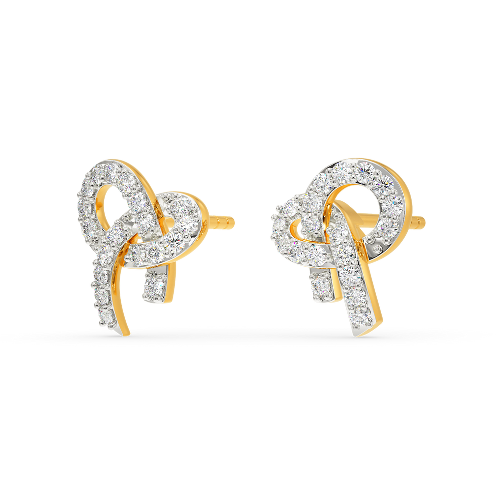 A Knot Story Diamond Earrings