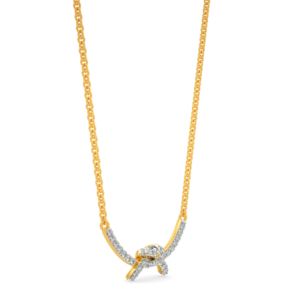 Knoted Diamond Necklaces