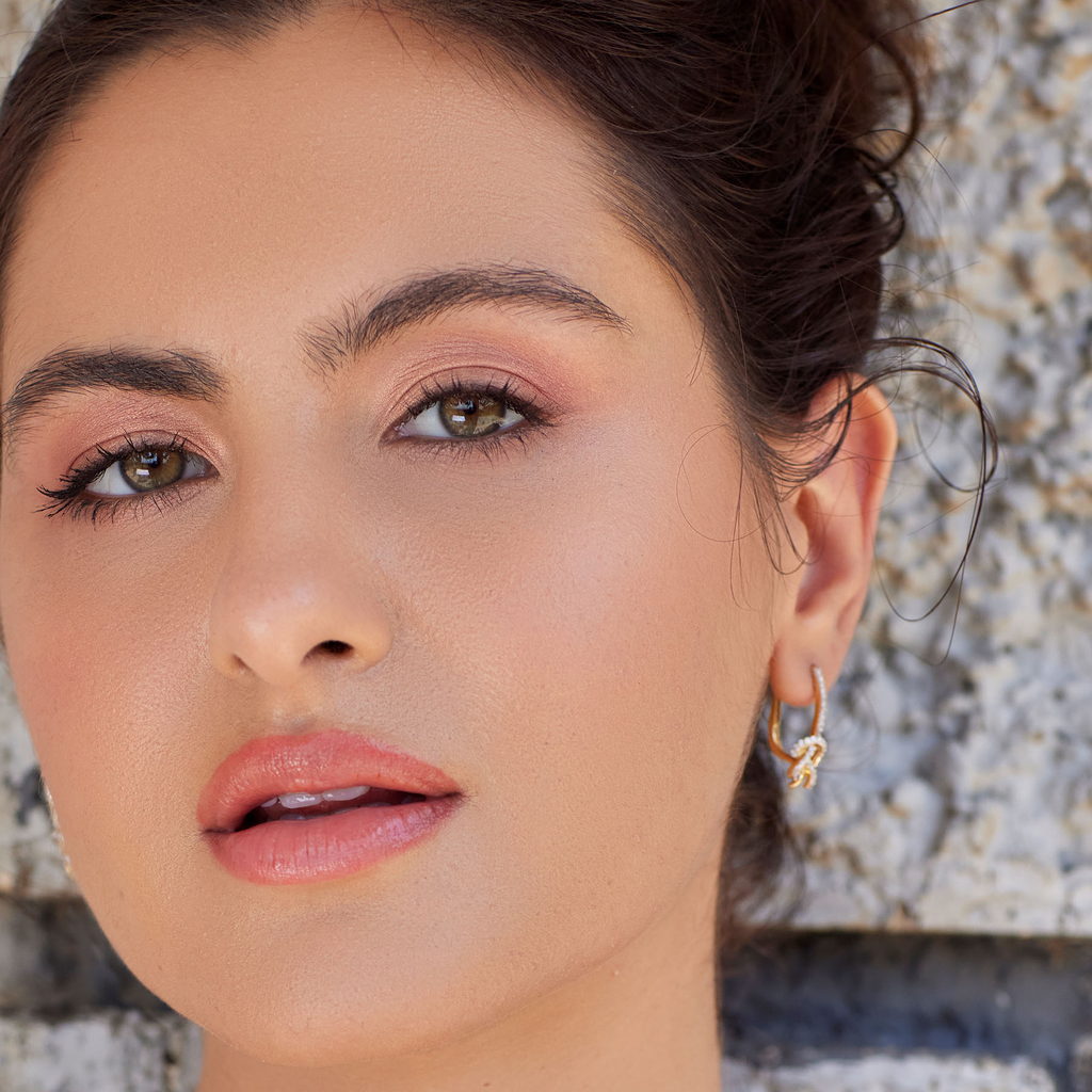Enveloped Fancy Diamond Earrings
