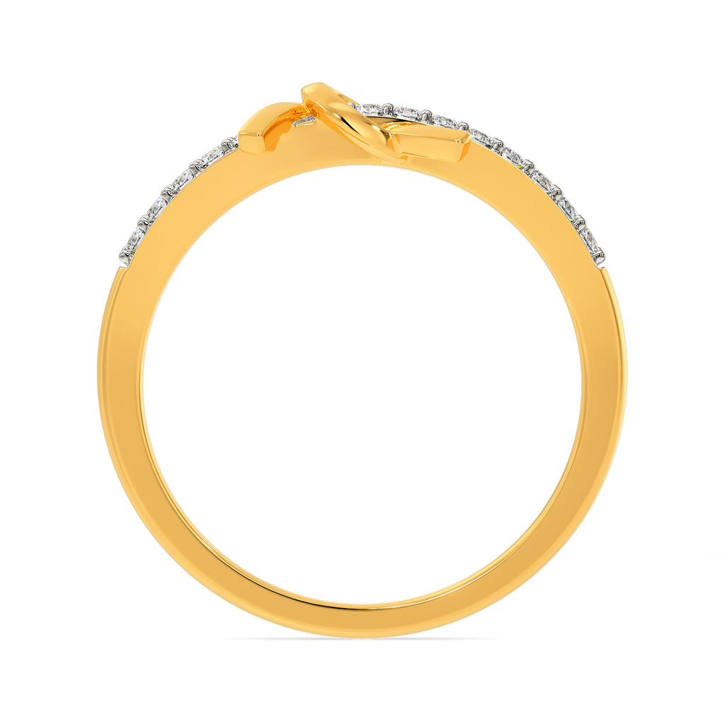 Rhythmic Knots Diamond Rings image