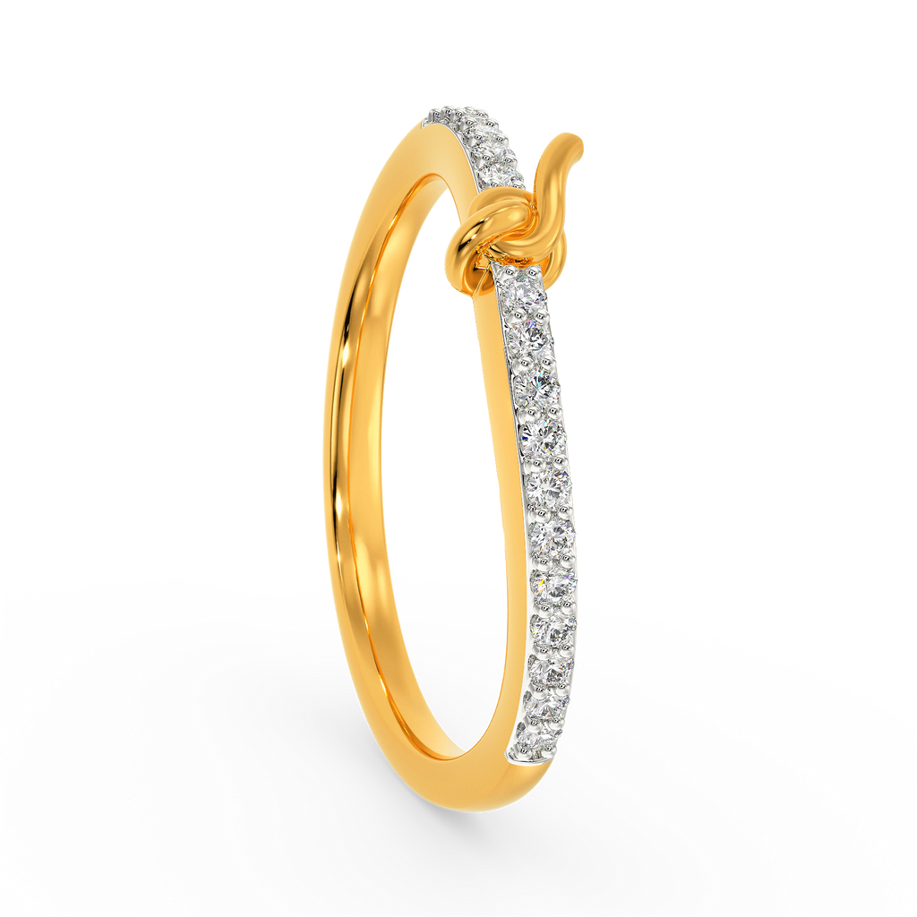 Entwined In Knots Diamond Rings image
