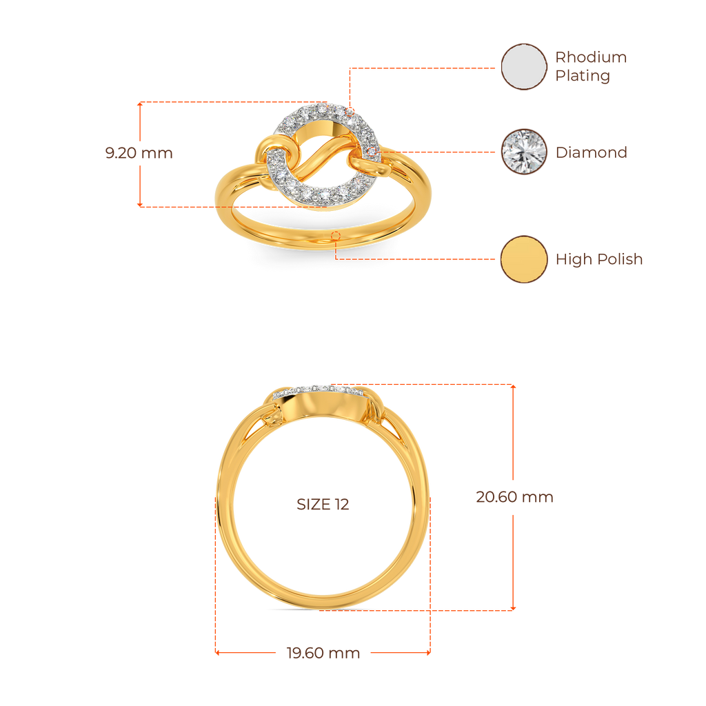 Tie A Knot Diamond Rings image