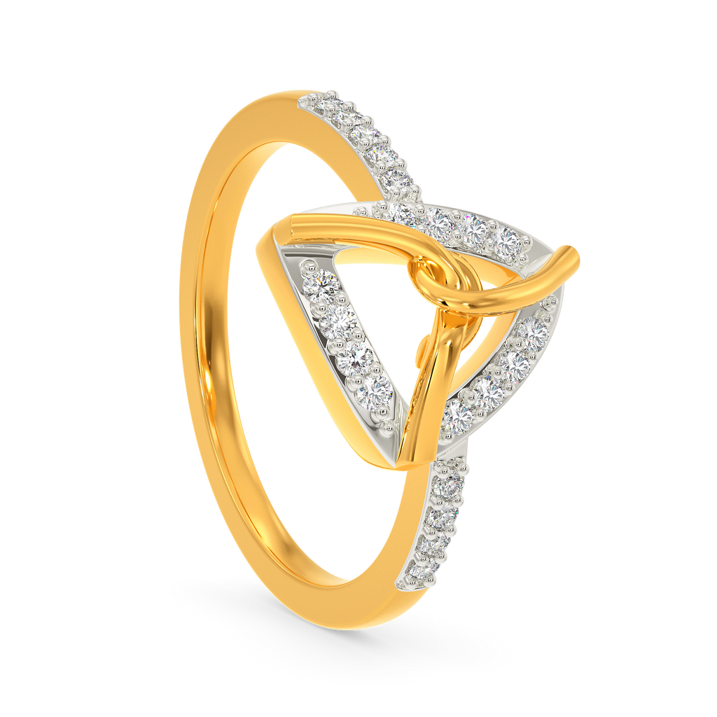 Knot Junction Diamond Rings image