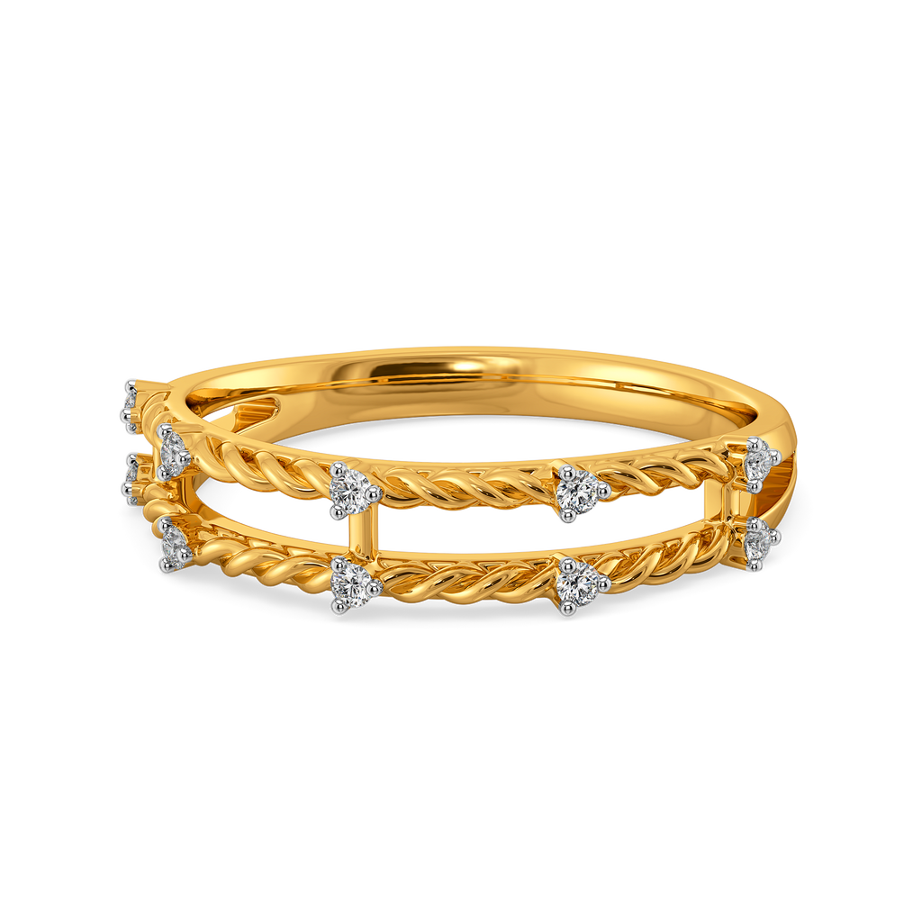 Gleaming Threads Diamond Rings alternate view 2