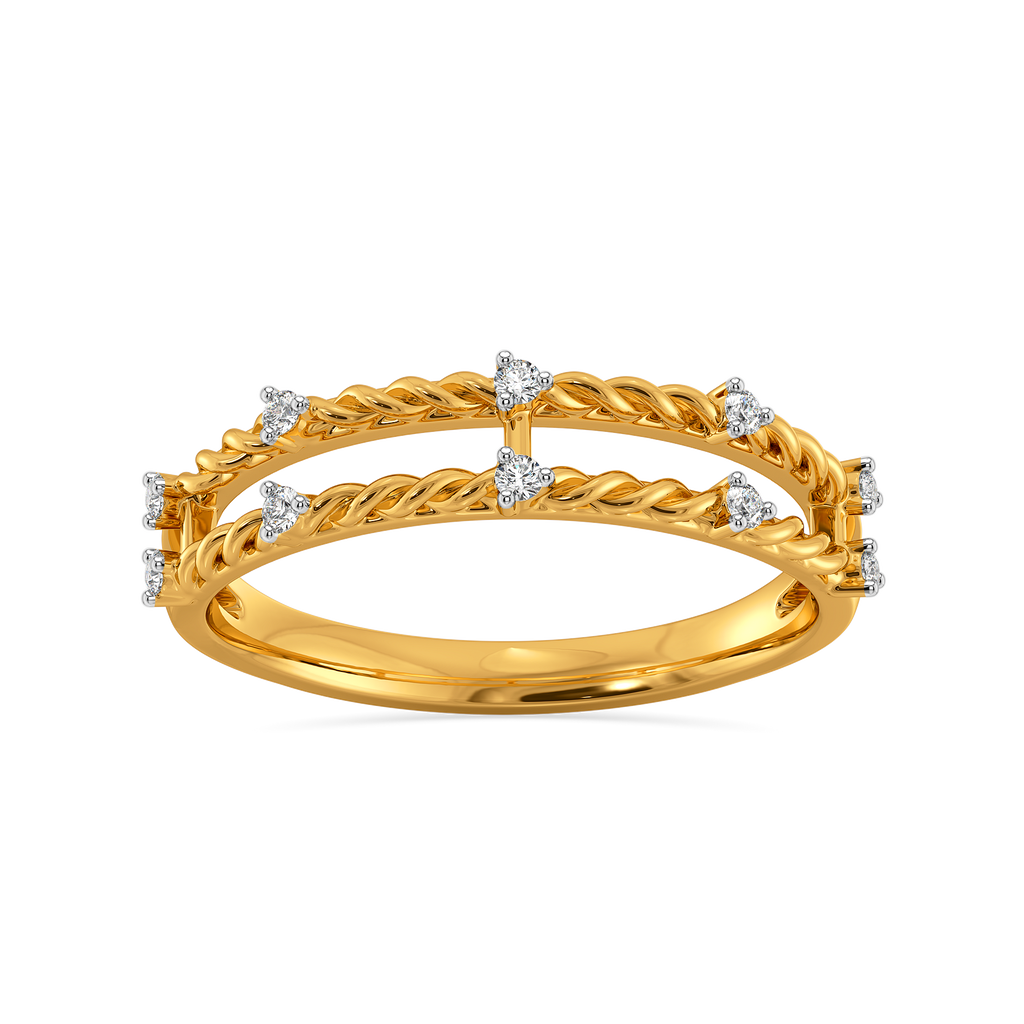 Gleaming Threads Diamond Rings alternate view 3