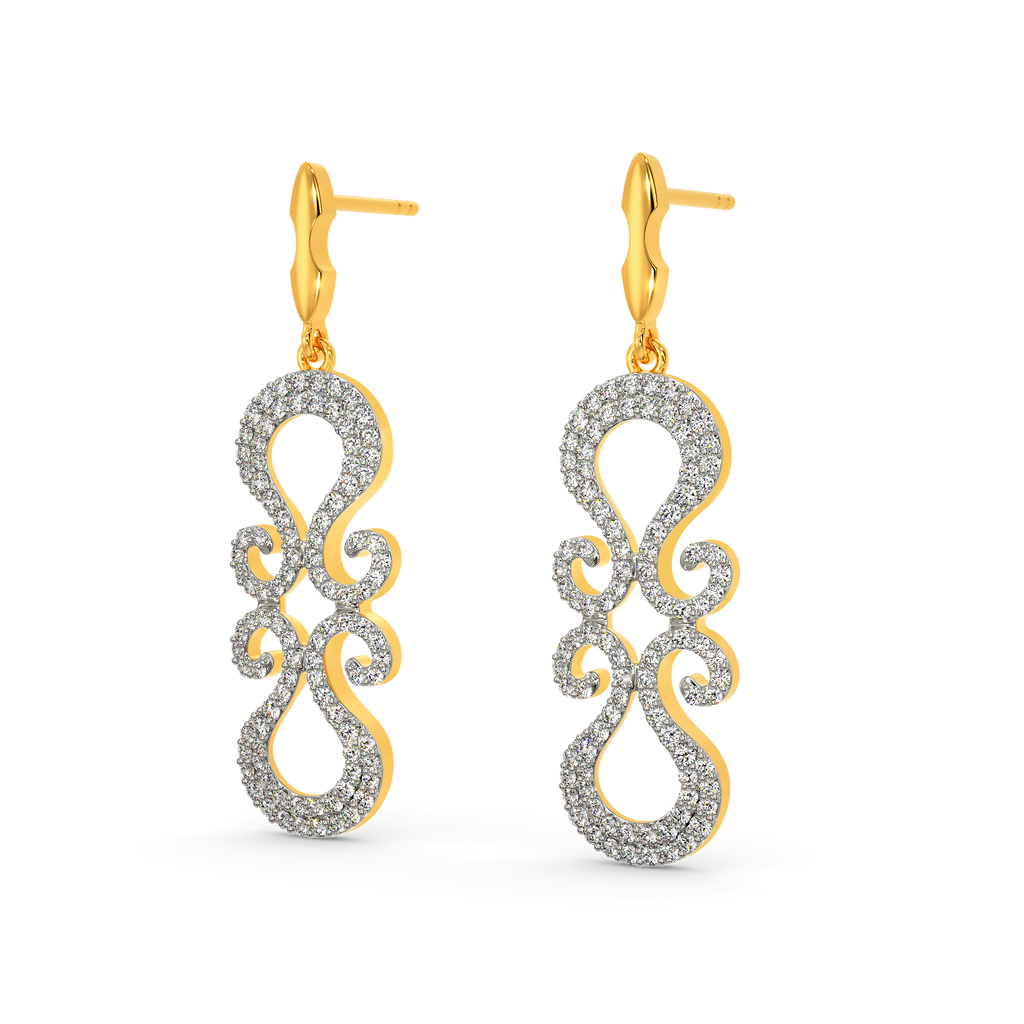 Summer Shimmer Diamond Earrings