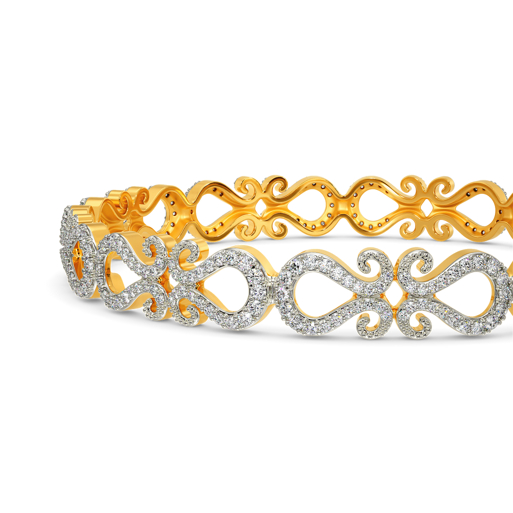 Summer Shimmer Diamond Bangles