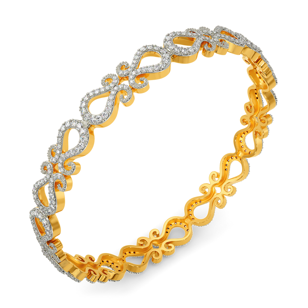 Summer Shimmer Diamond Bangles