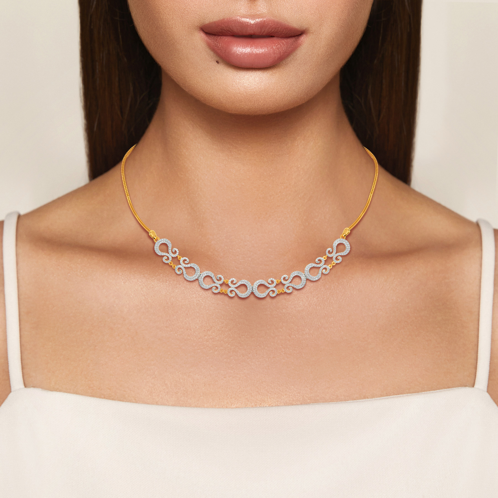 Summer Shimmer Diamond Necklaces