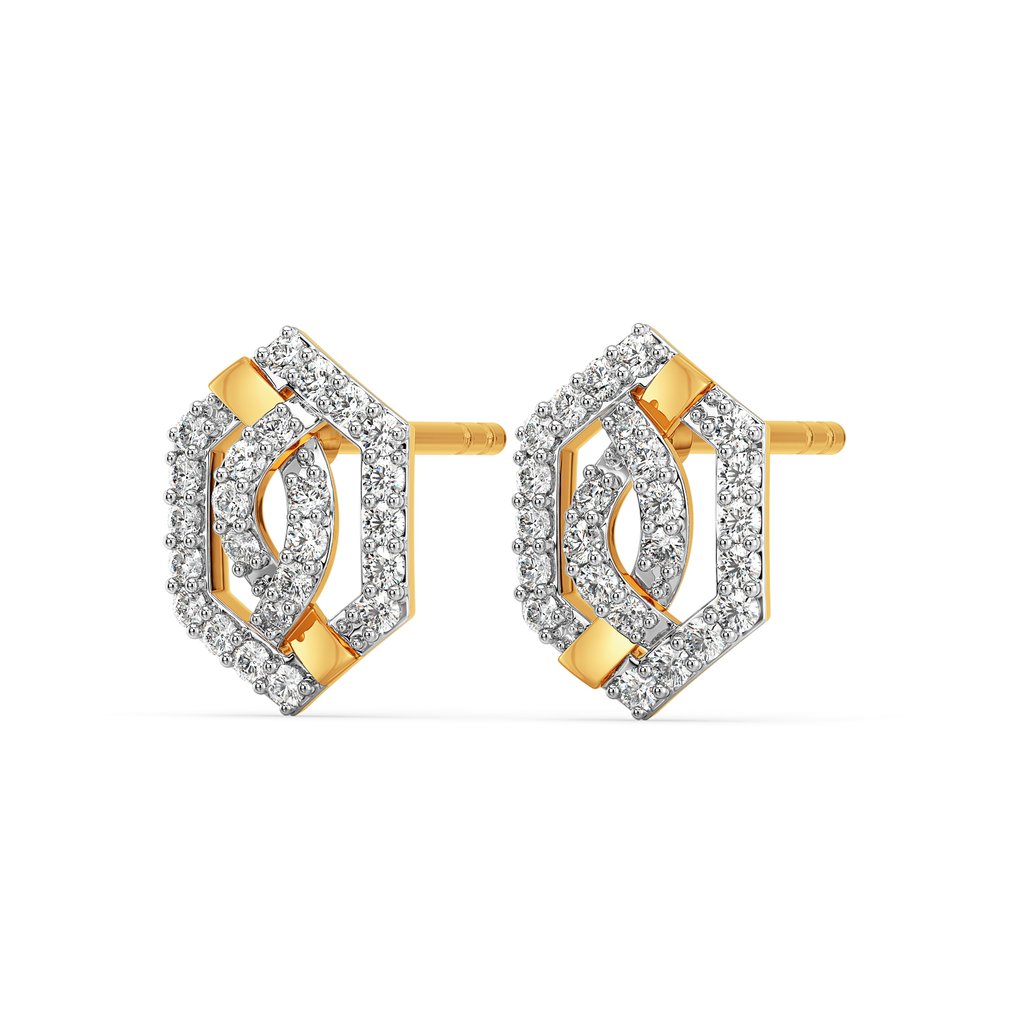 Looped Grace Diamond Earrings