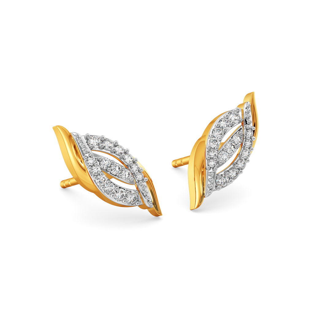 Braided Bliss Diamond Earrings
