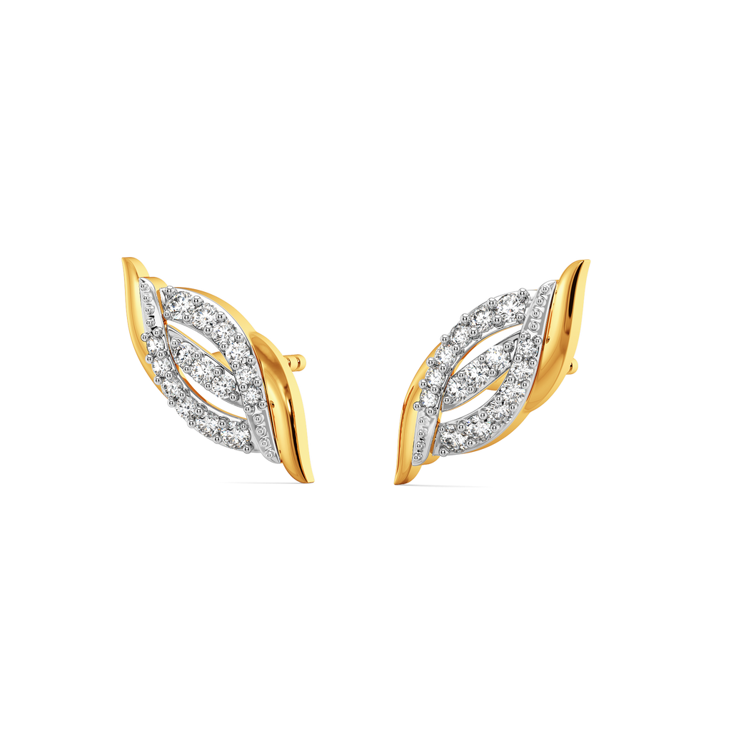 Braided Bliss Diamond Earrings