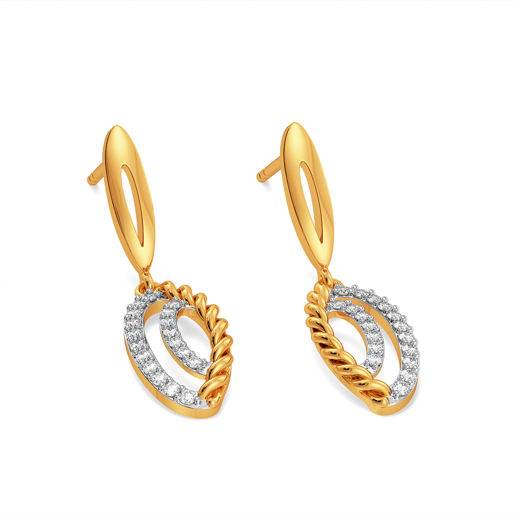 Cozy Knits Diamond Earrings