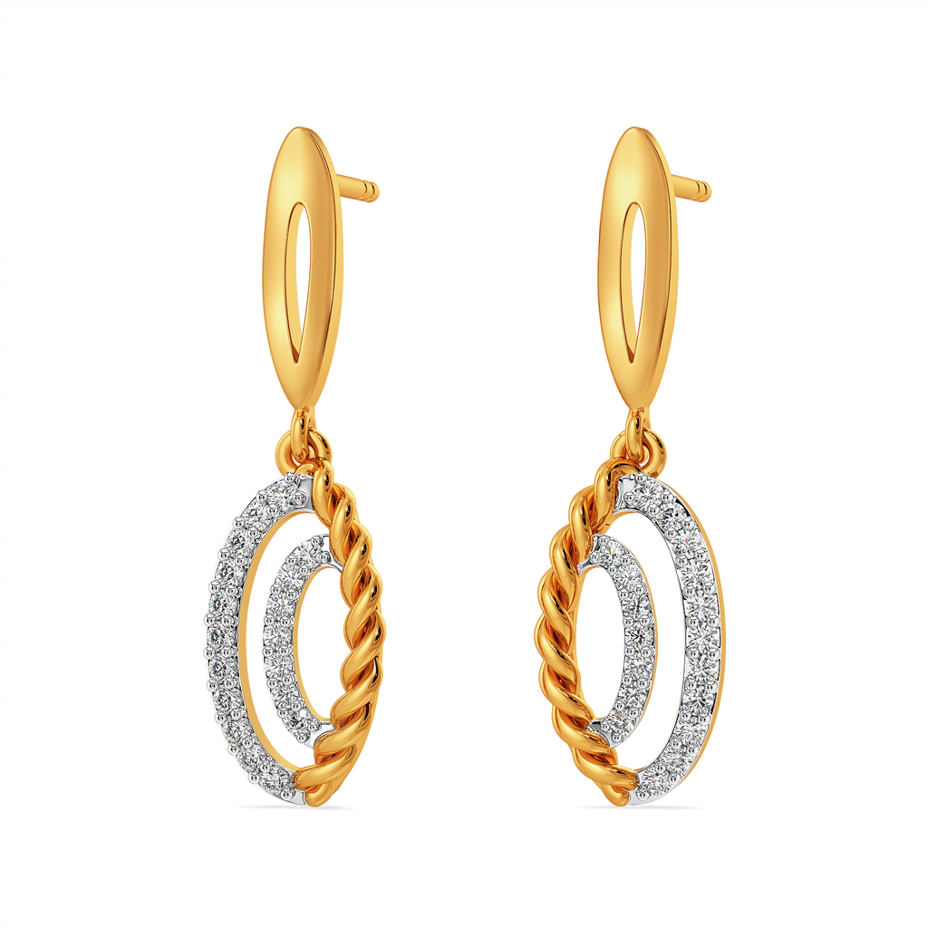 Cozy Knits Diamond Earrings