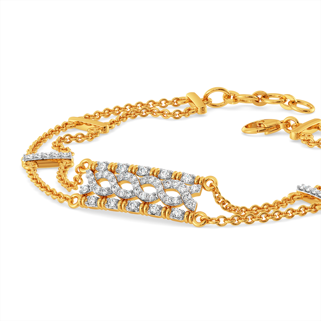 Classic Weave Diamond Bracelets