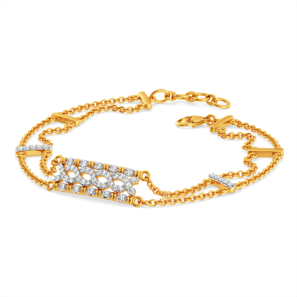 Classic Weave Diamond Bracelets