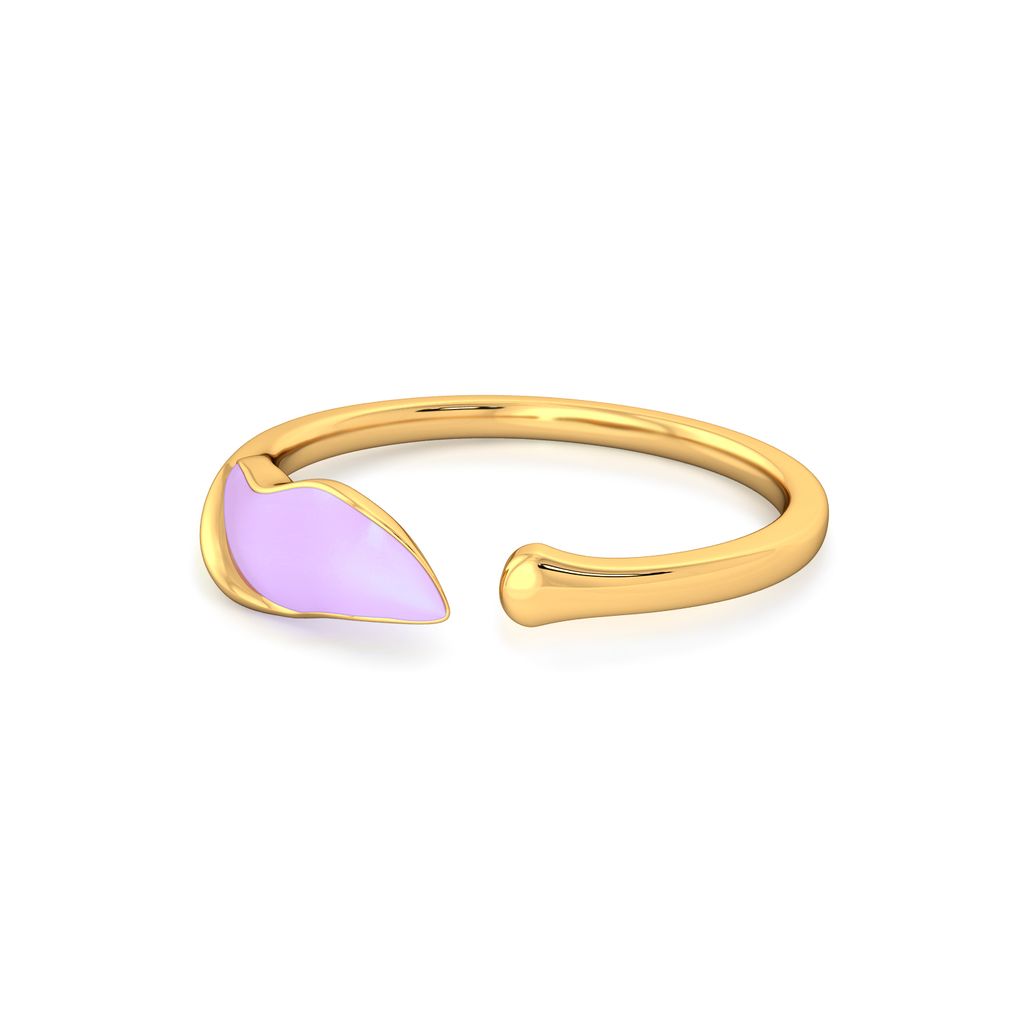 Wonder Lavender Gold Rings image