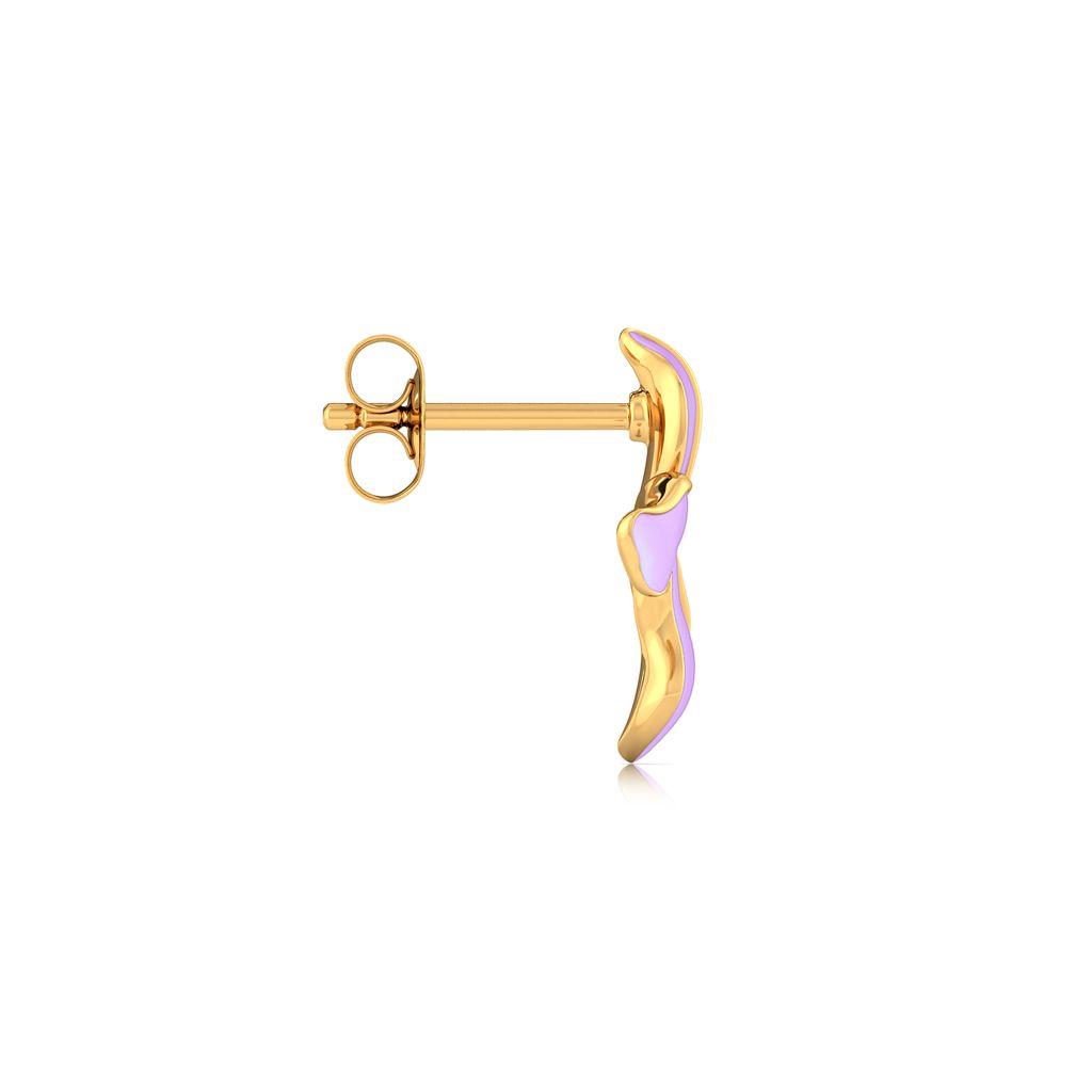 Wonder Lavender Gold Earrings