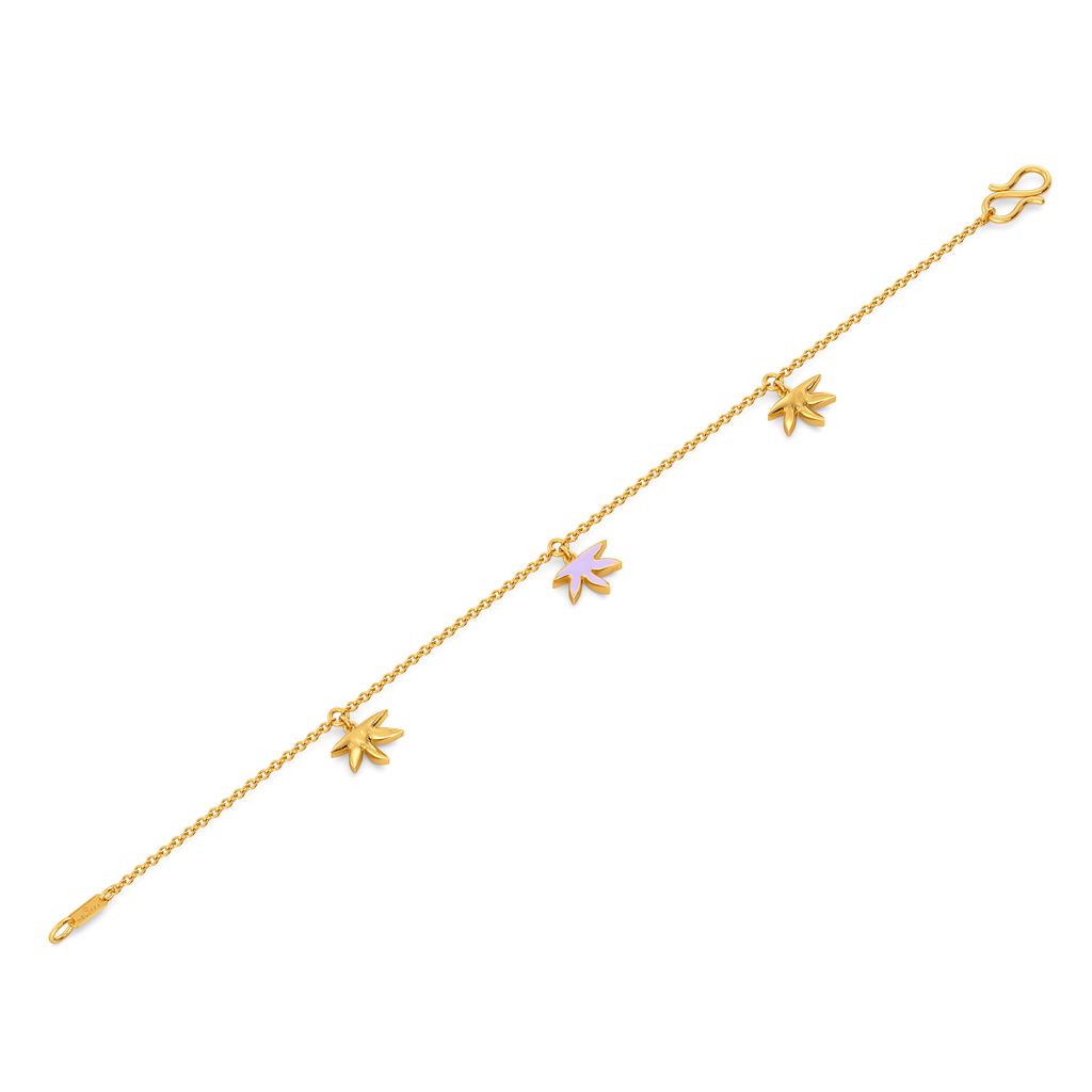 Lilac Licious Gold Bracelets