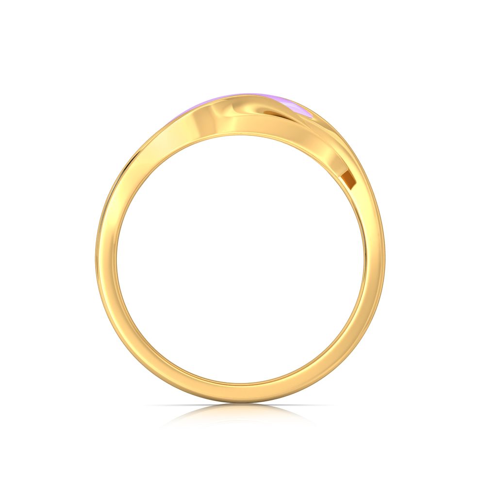 Violet Vision Gold Rings image