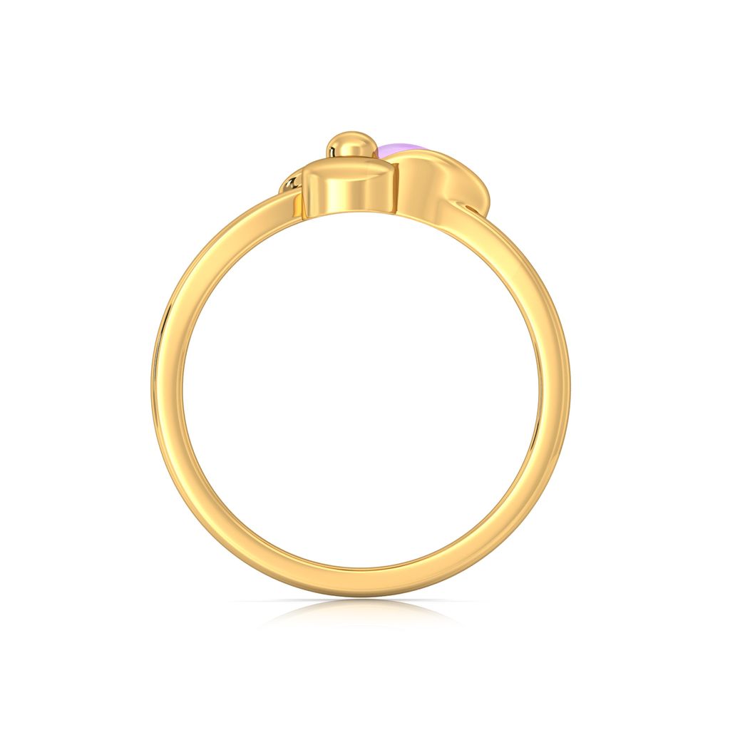 Florid Fancy Gold Rings image