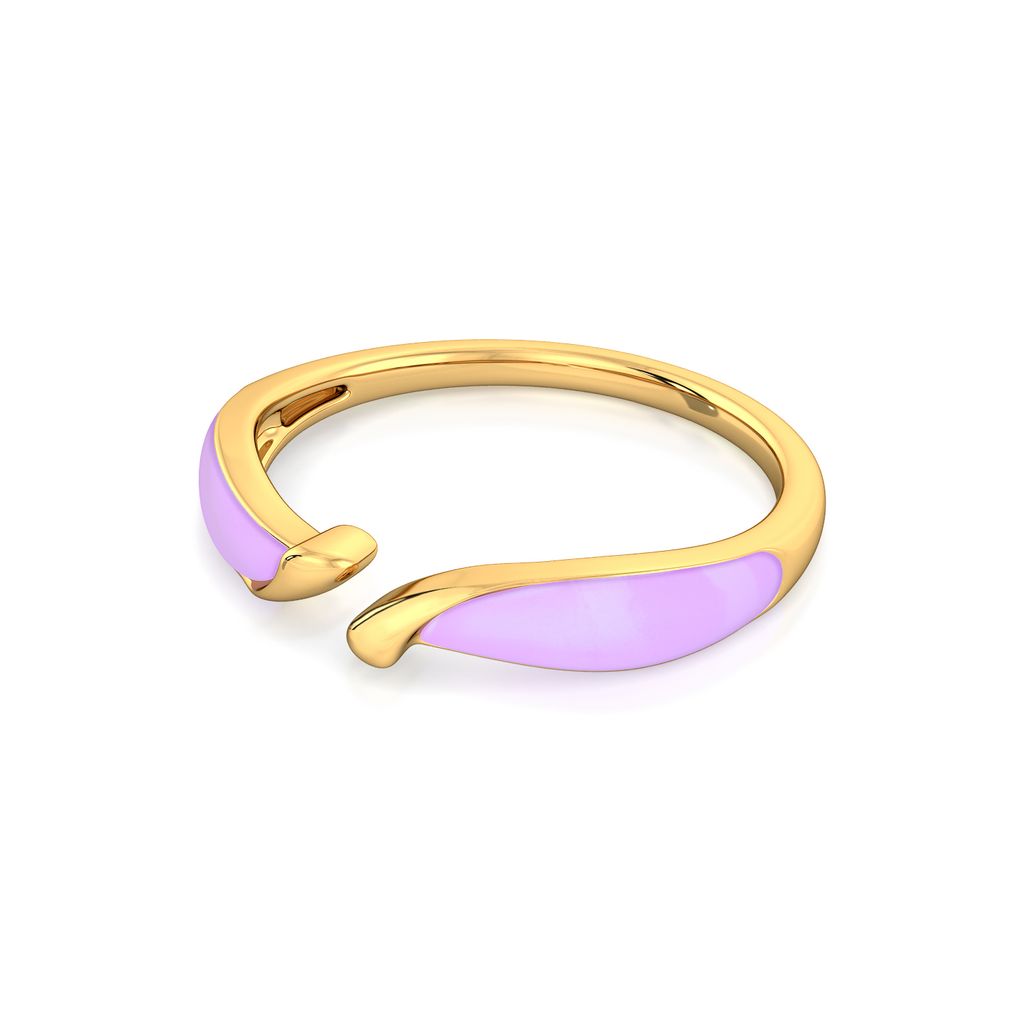 Lilac Takeover Gold Rings image