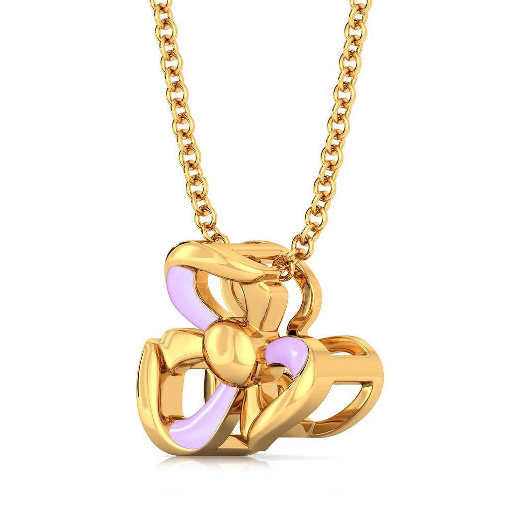 Prim & Purple Gold Pendants