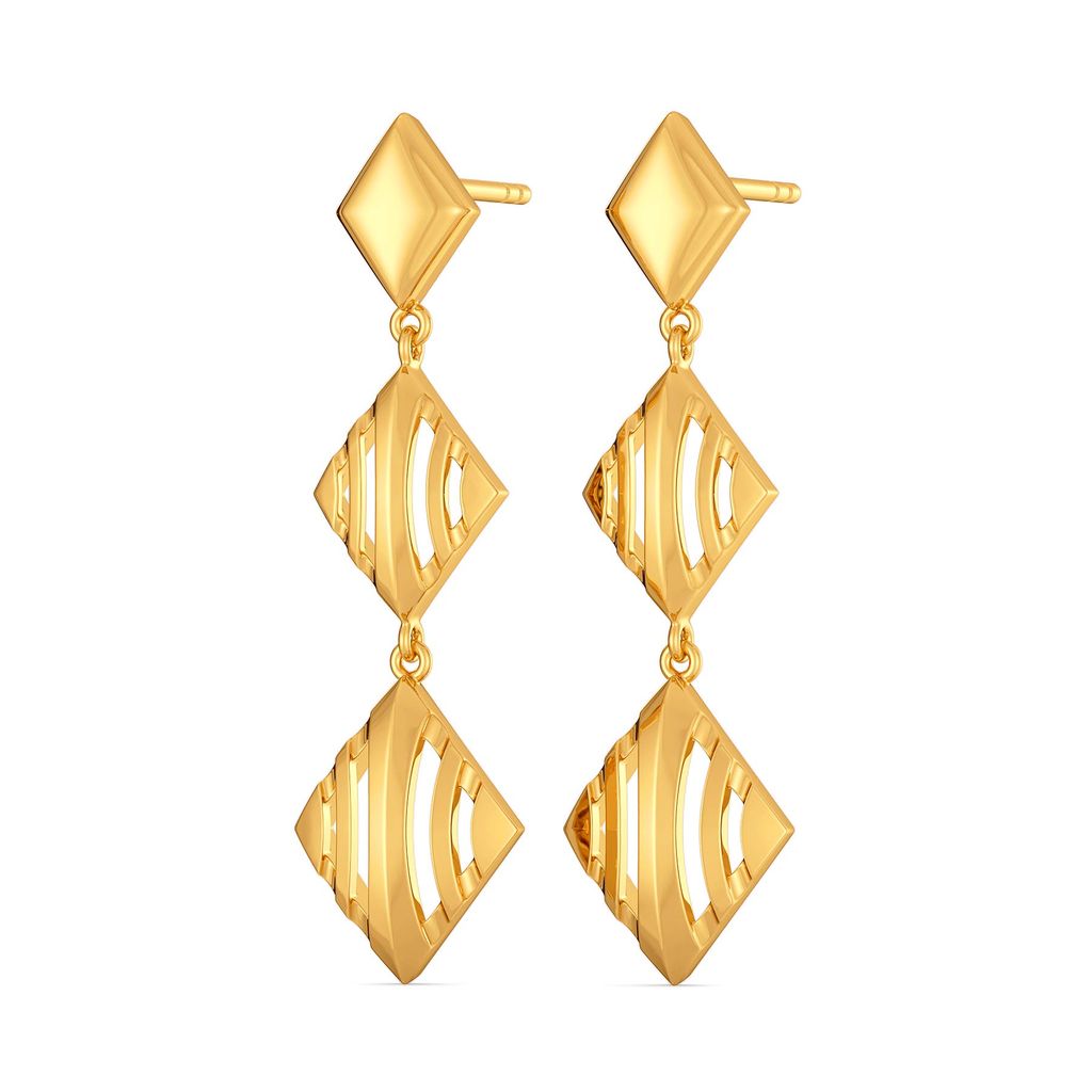 French Urbane Gold Earrings