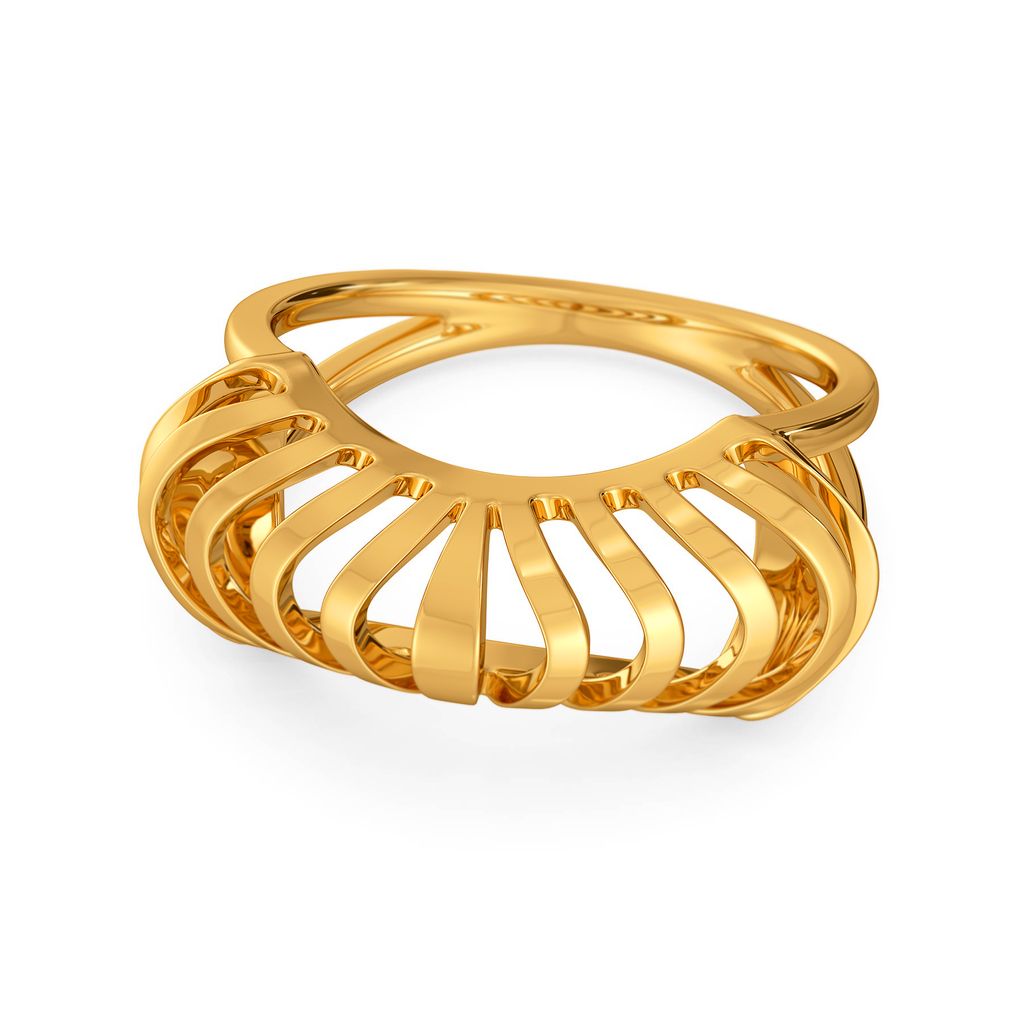 Parisian Passion Gold Rings alternate view 3
