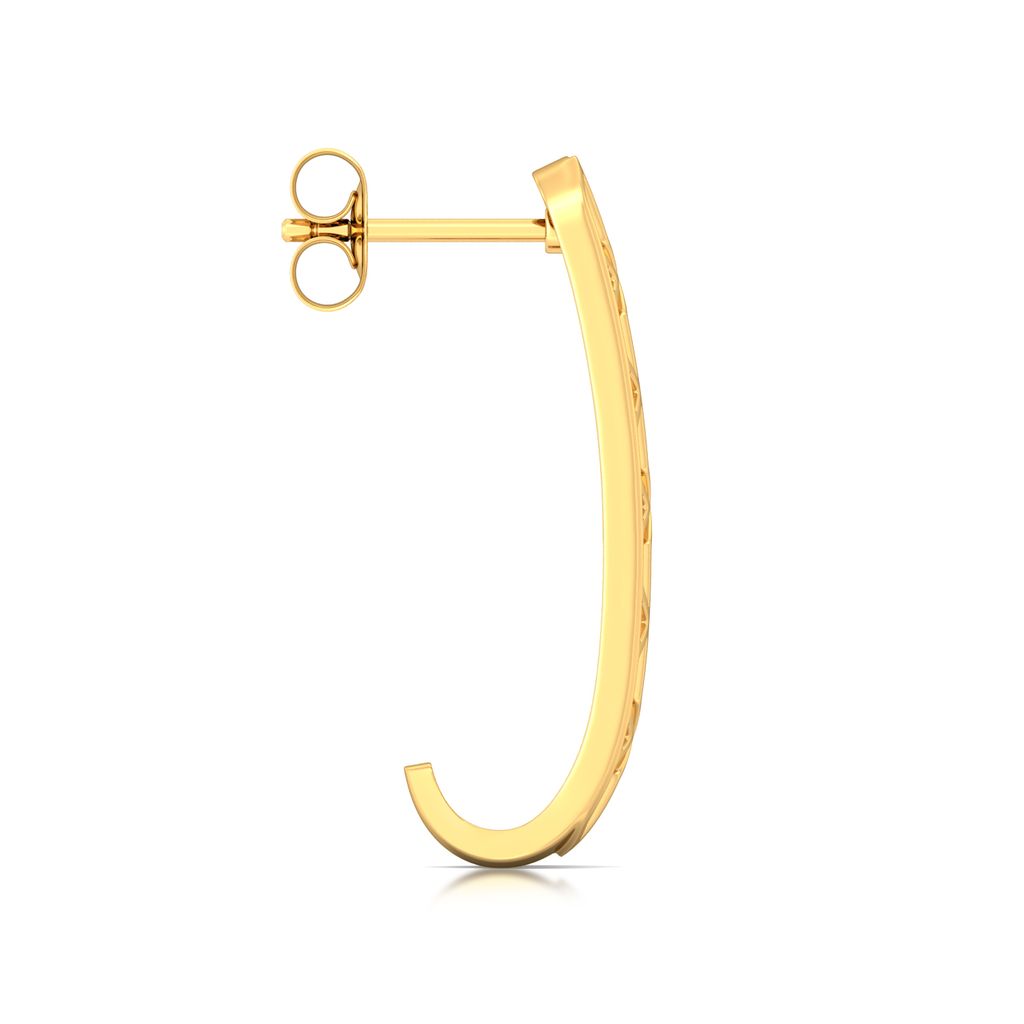 Interlace Gold Earrings