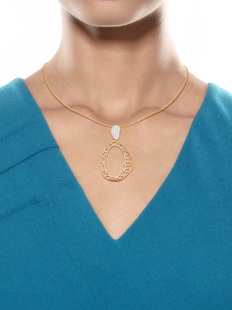 Lace It Up Diamond Pendants