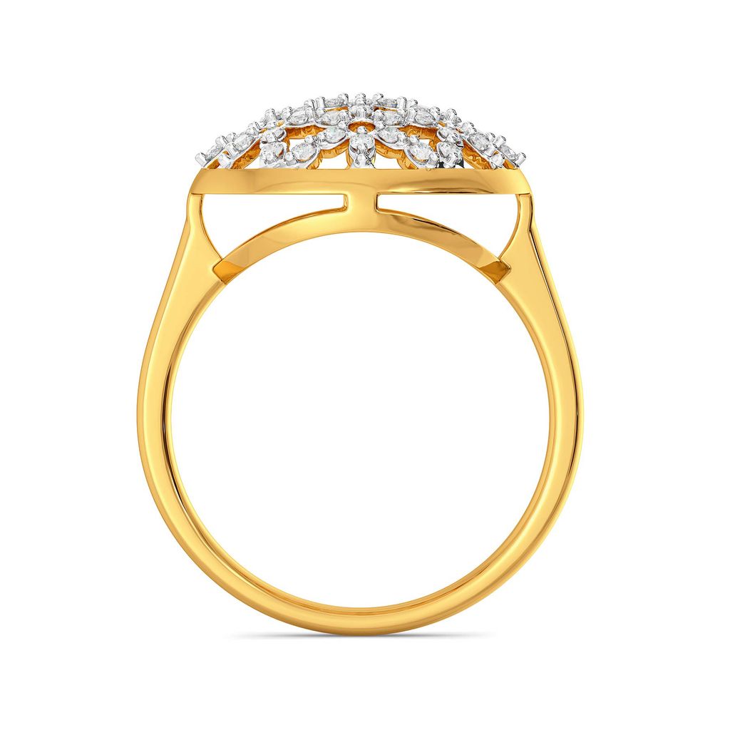 Lace Broderie Diamond Rings image