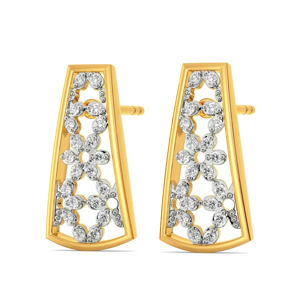 Brace for Lace Diamond Earrings